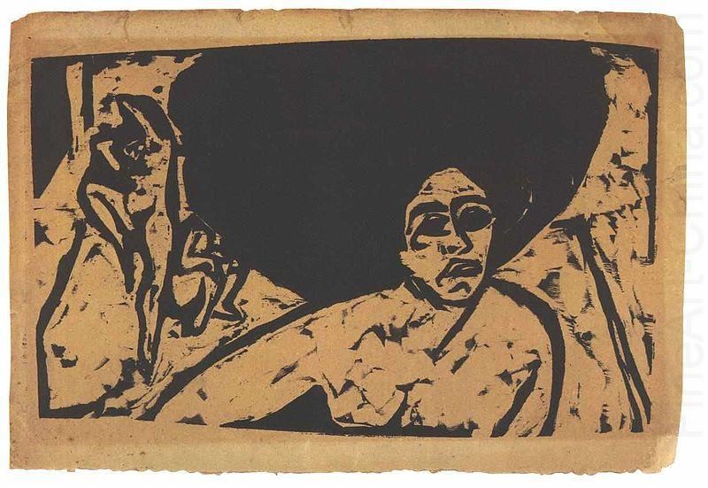 Ernst Ludwig Kirchner Nacked female dancer china oil painting image